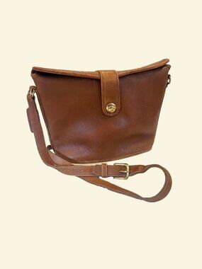 Vintage Coach Nottingham Binocular Crossbody Bag (Brown)